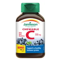 Jamieson Vitamín C 500 mg příchuť borůvka