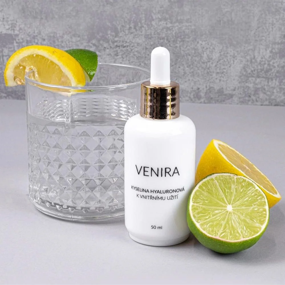 Venira Kyselina hyaluronová k vnitřnímu užití citrón-limeta 50 ml