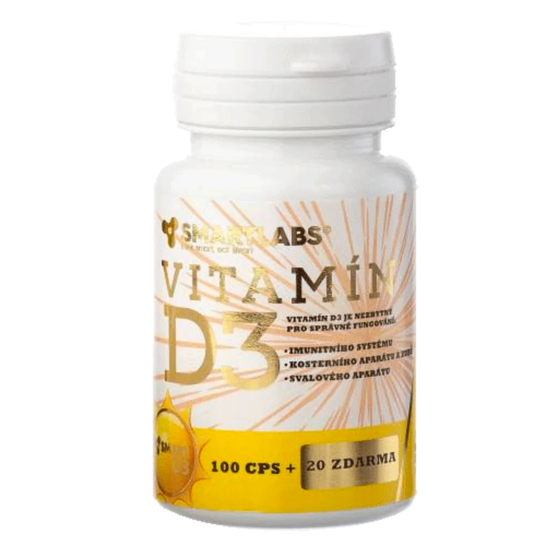 Smartlabs Vitamín D3 4000IU - 120 kapslí