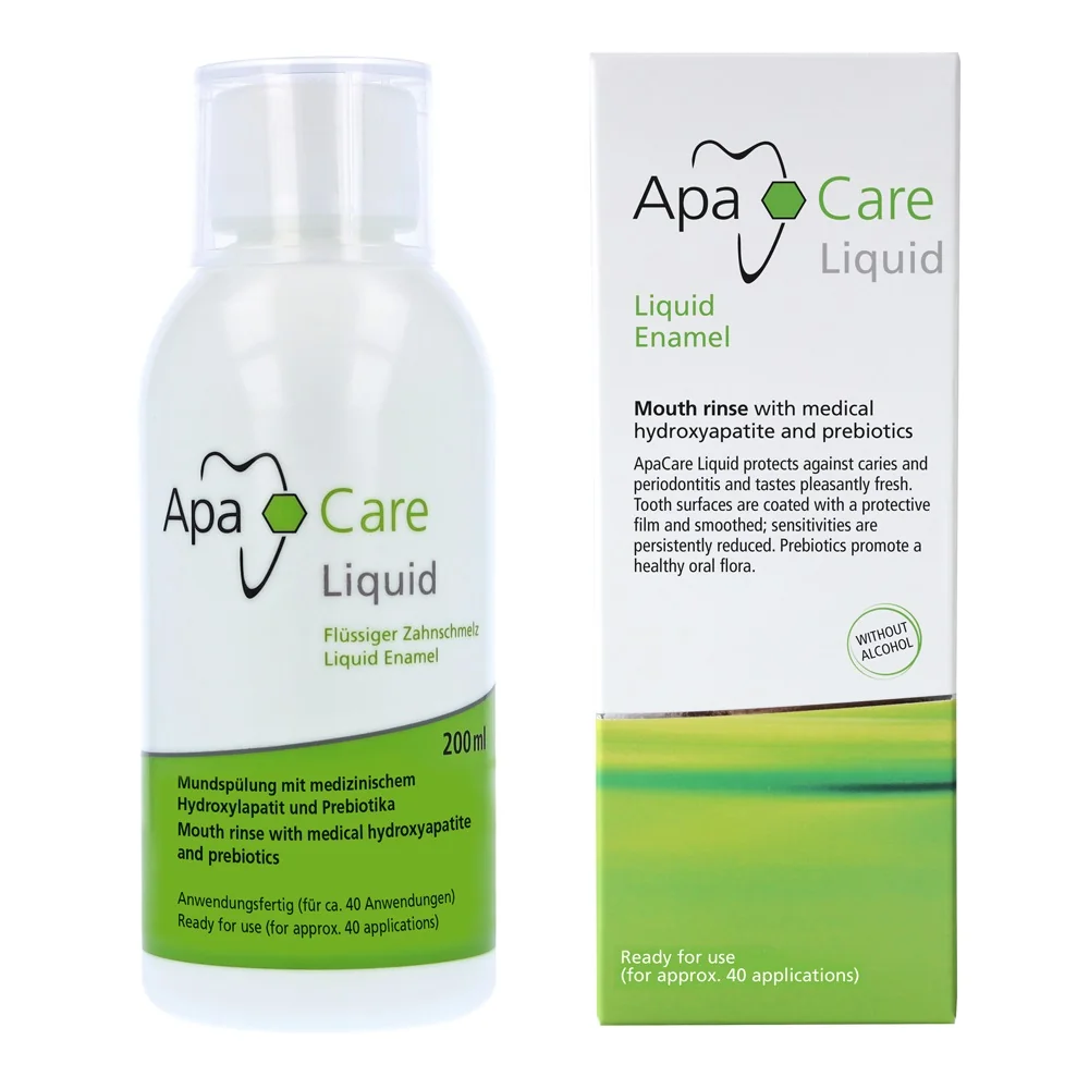 ApaCare Ústní voda s hydroxyapatitem a prebiotiky 200 ml