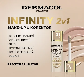 Dermacol Infinity 2v1. Make-up & korektor.