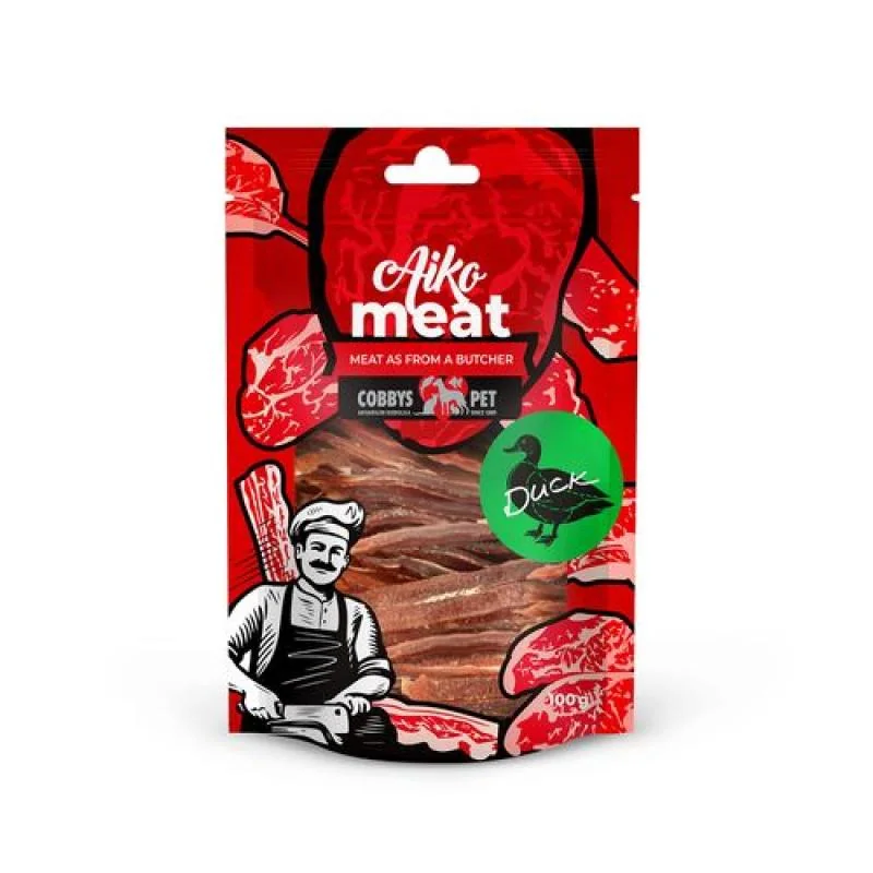 Cobbyspet AIKO Meat sušené kachní plátky 100g 