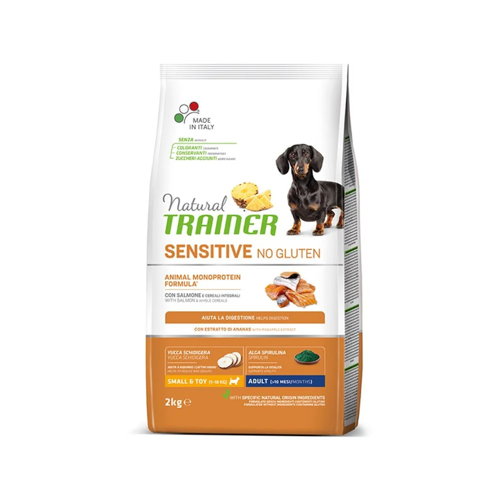 Natural Trainer No gluten mini losos granule 2 kg