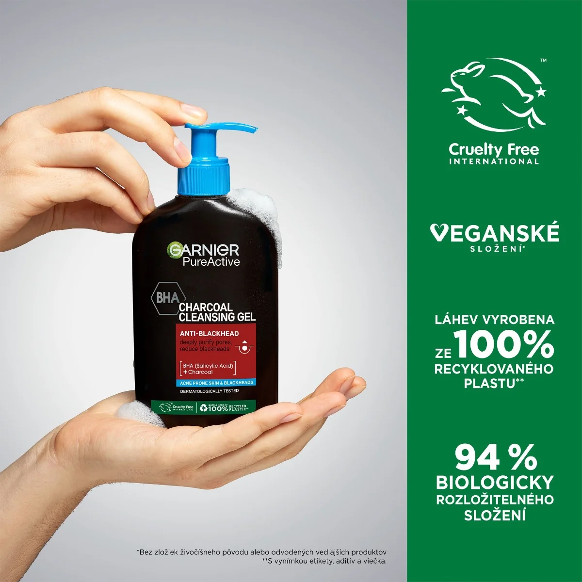 Garnier Pure Active Charcoal čisticí gel 250 ml