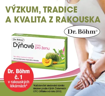 Dr. Böhm Dýňové tablety pro ženu 30 tablet. Výzkum, tradice a kvalita z Rakouska.