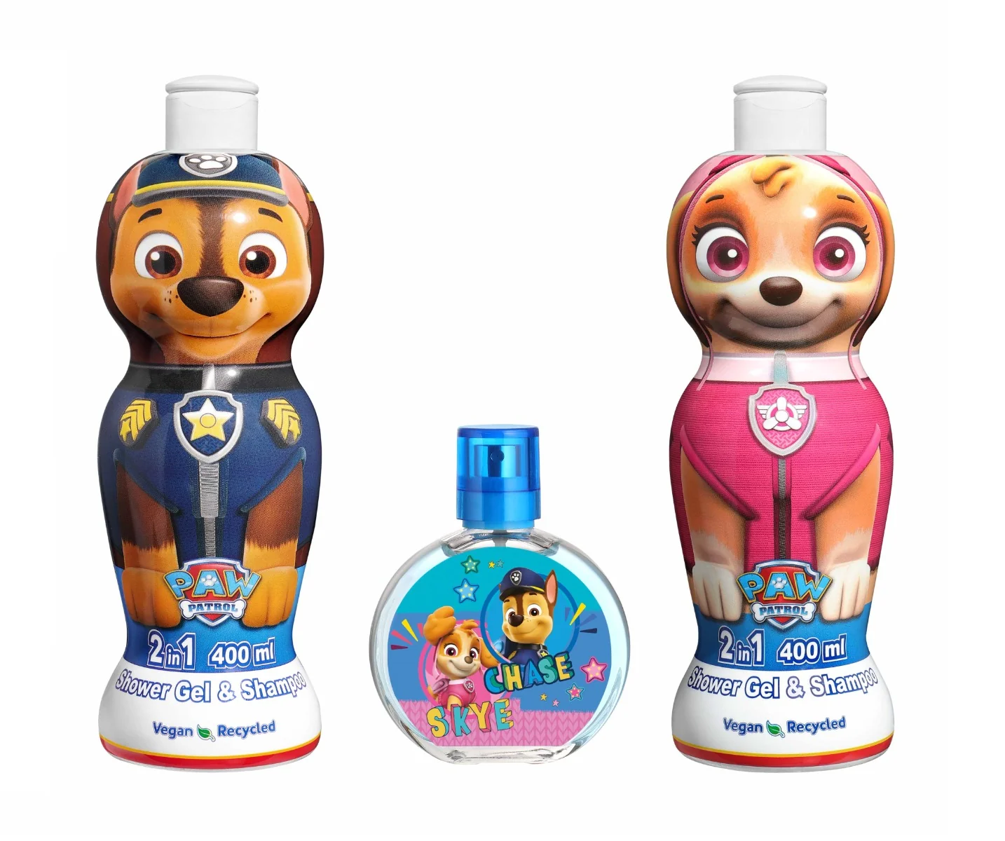 Nickelodeon Paw Patrol Toaletní voda se sprchovým gelem a šamponem dárkový set 50 ml + 2x400 ml