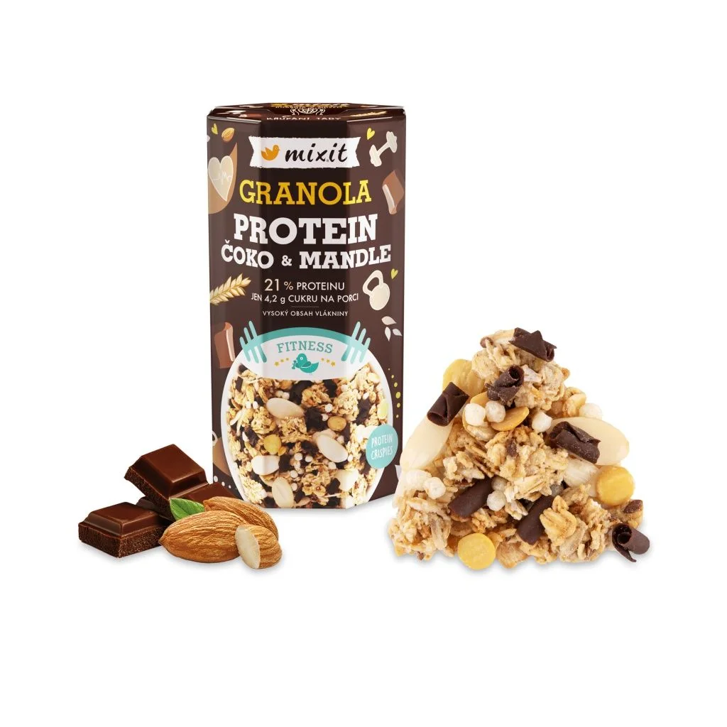 Mixit Proteinová granola Čoko & mandle 450 g