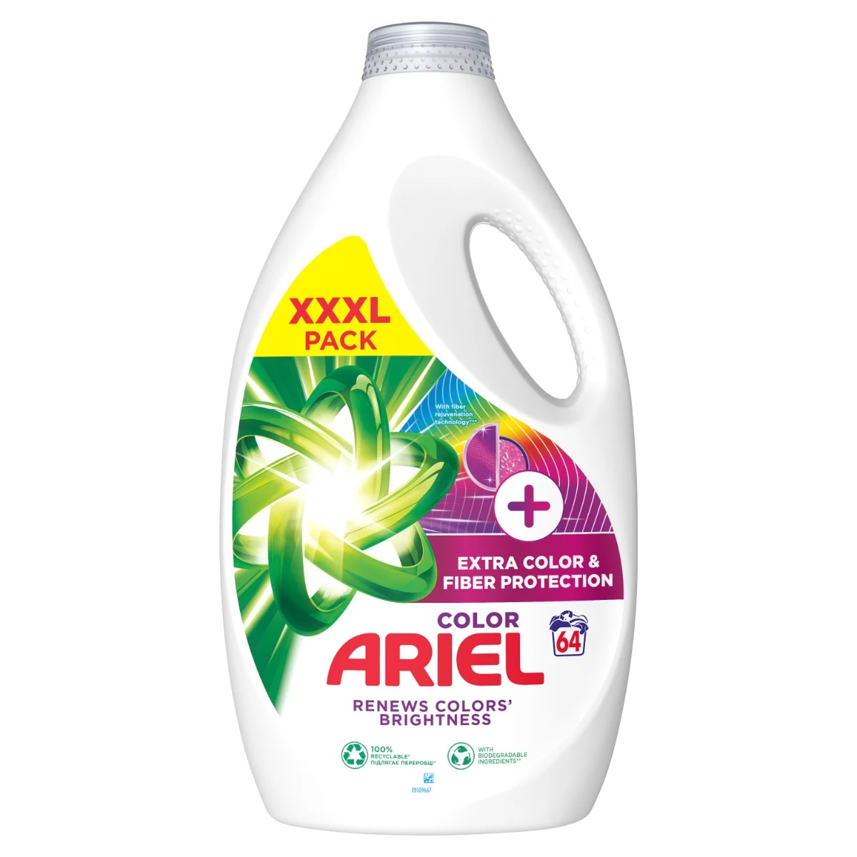 Ariel Plus Fiber Protection Prací gel 3,2 l 64 praní