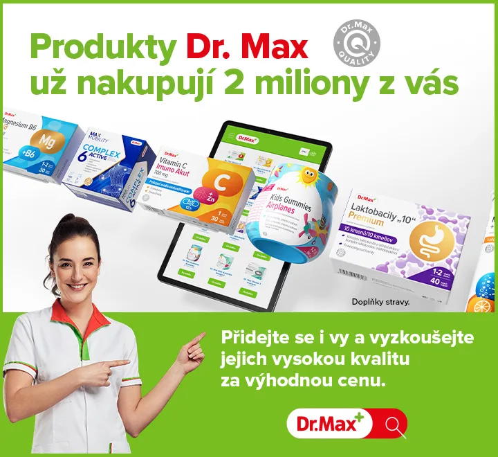 Produkty Dr. Max už nakupují 2 miliony z vás.