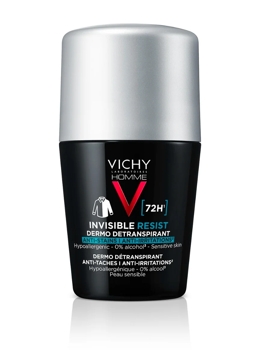 Vichy Homme Invisible Resist 72h Antiperspirant roll-on 50 ml