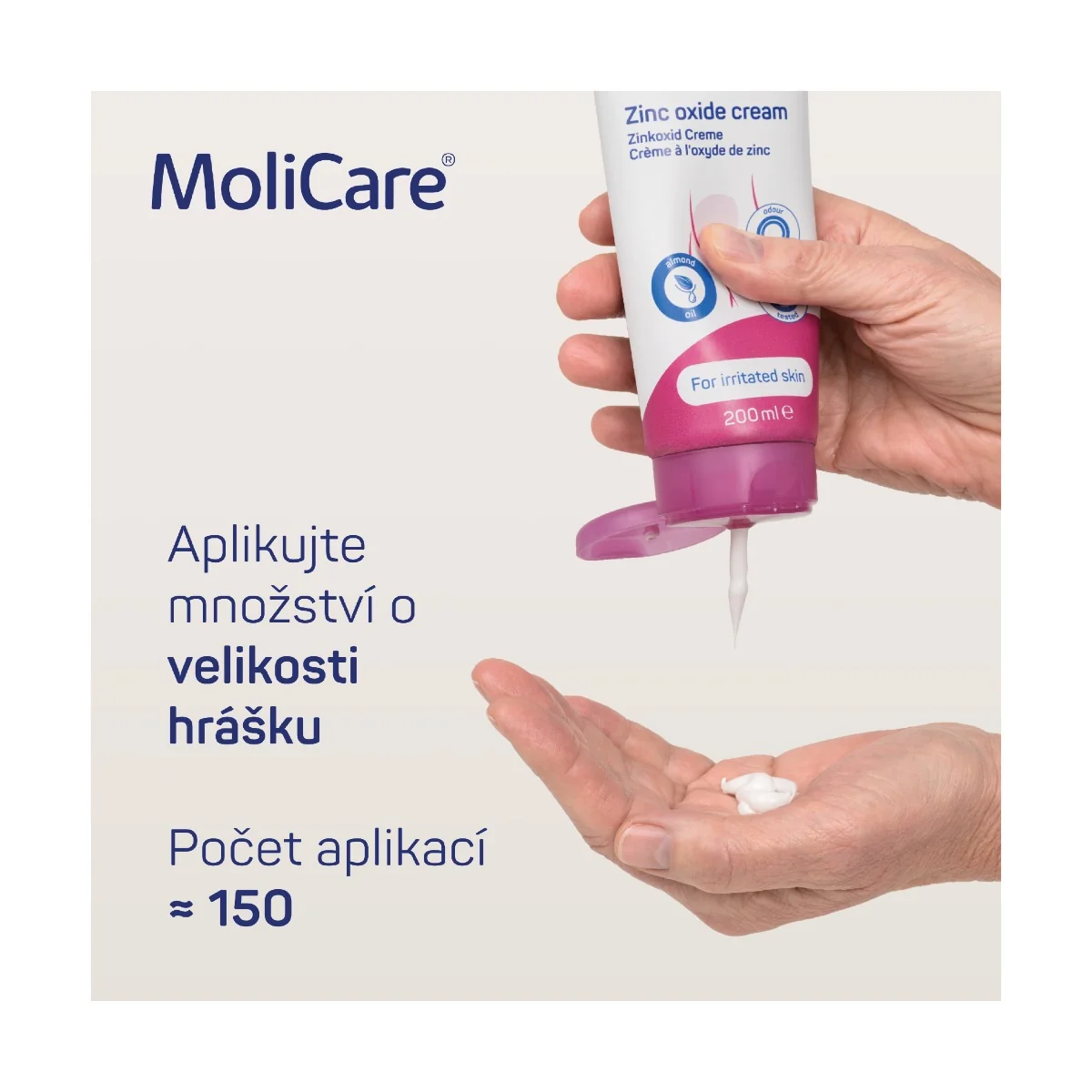 MoliCare Skin Ochranný krém se zinkem 200 ml