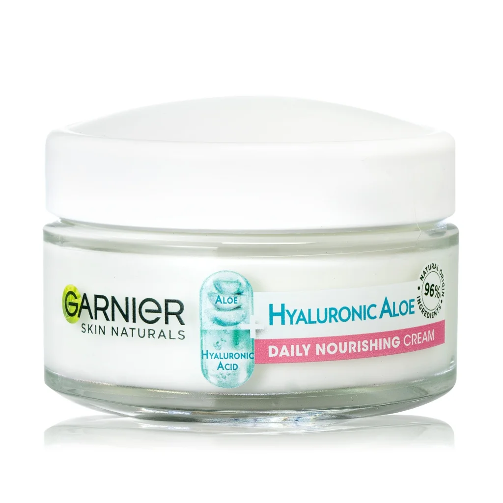 Garnier Skin Naturals Hyaluronic Aloe krém pro suchou a citlivou pleť 50 ml