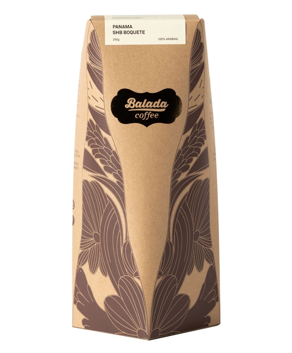 Balada Coffee Panama 100% Arabica zrnková káva 250 g