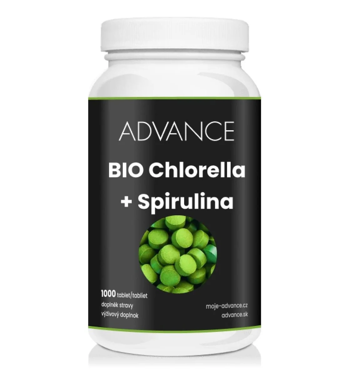 Advance Chlorella + Spirulina BIO 1000 tablet