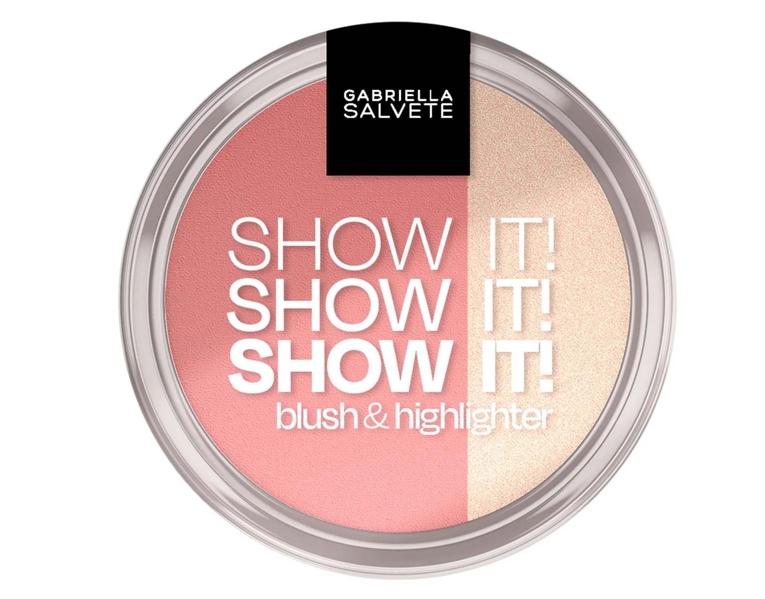 Gabriella Salvete Show It! Blush Highlighter 01 tvářenka s rozjasňovačem 9 g