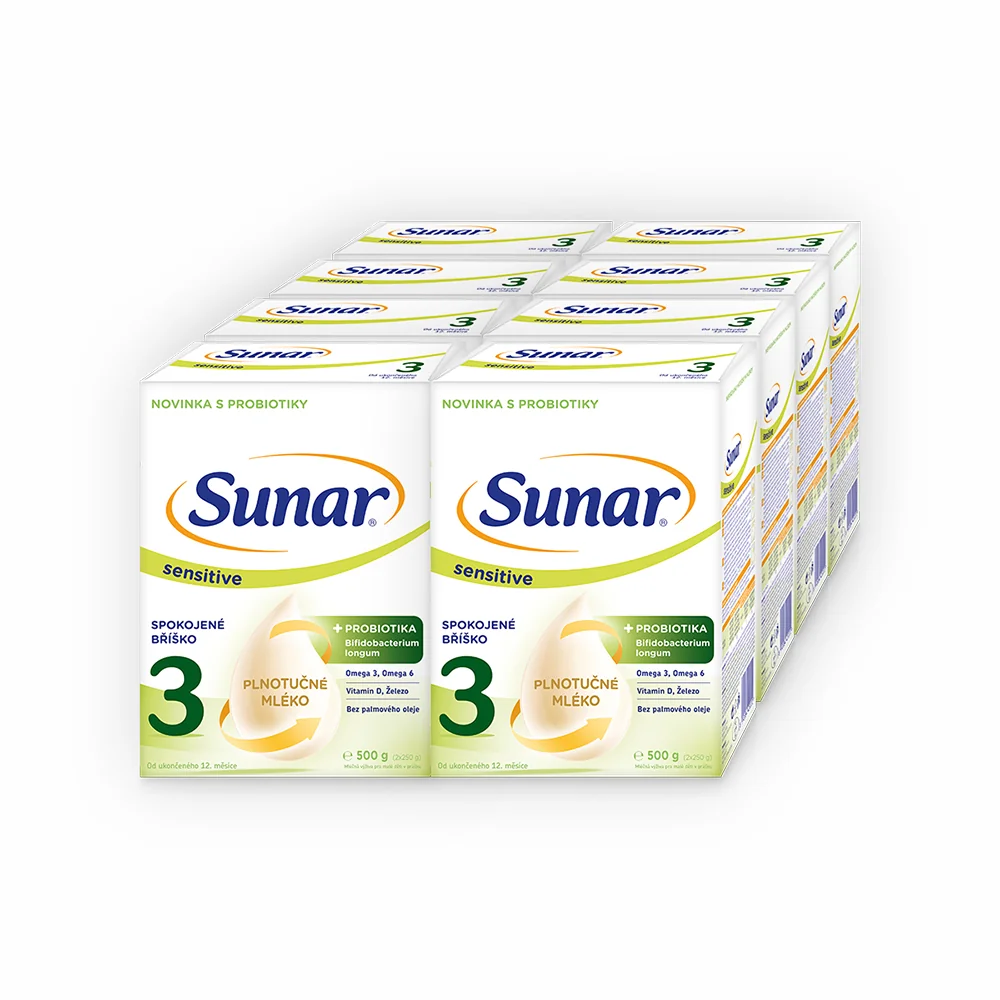 Sunar Sensitive 3 8x500 g