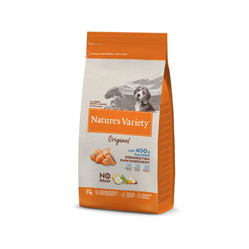 Natures Variety Original Junior s lososem granule 2 kg