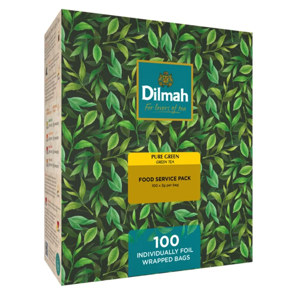 Dilmah Zelený čaj Pure Green nálevové sáčky 100x2 g