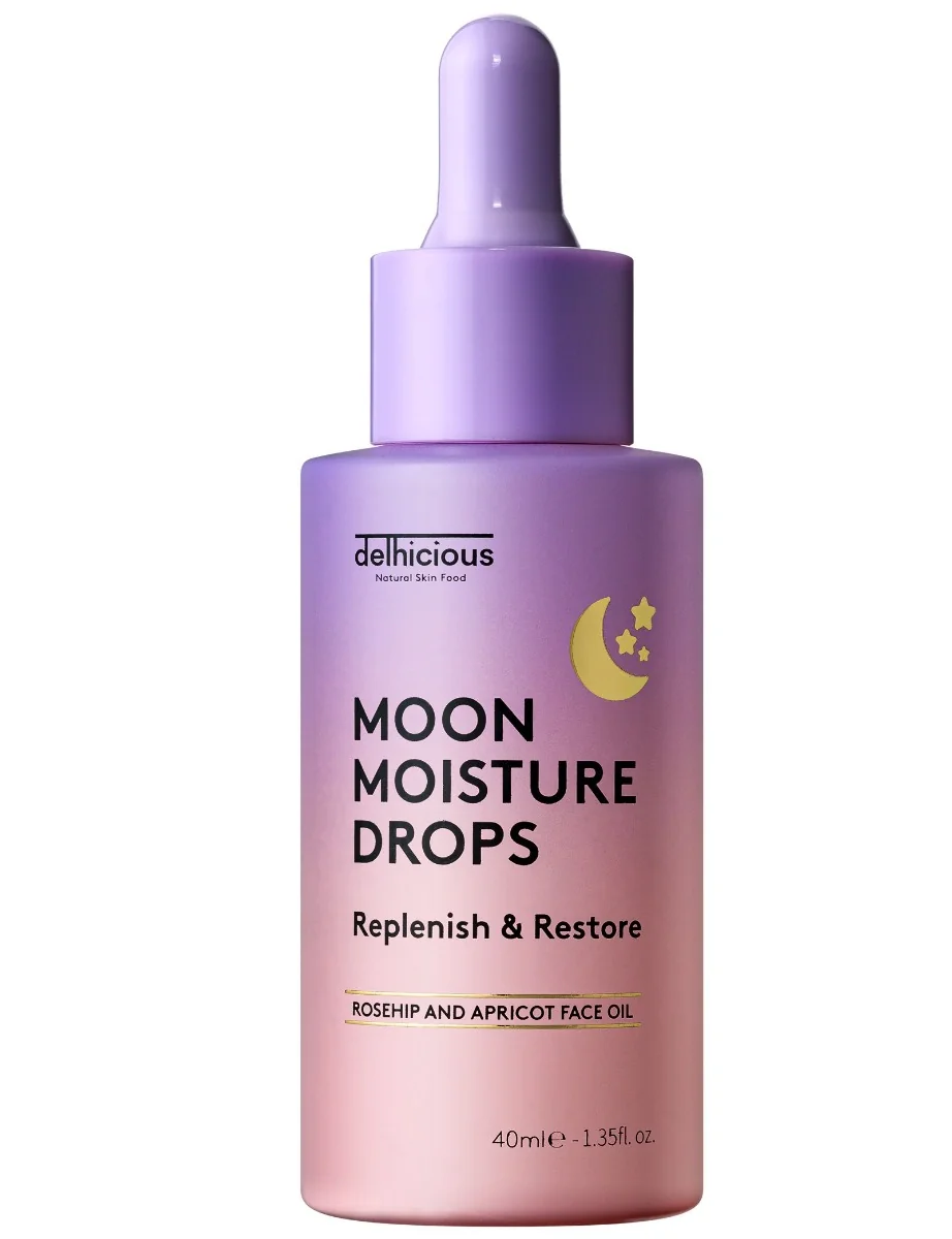 Delhicious Moon Moisture Drops pleťový olej 40 ml