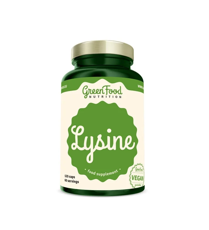 GreenFood Nutrition Lysine 120 kapslí