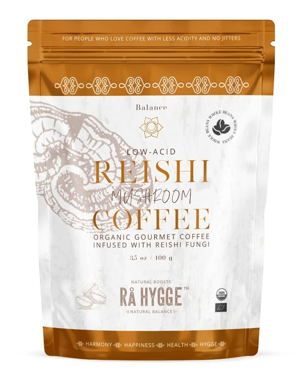 Ra Hygge BIO Peru Arabica Reishi zrnková káva 100 g