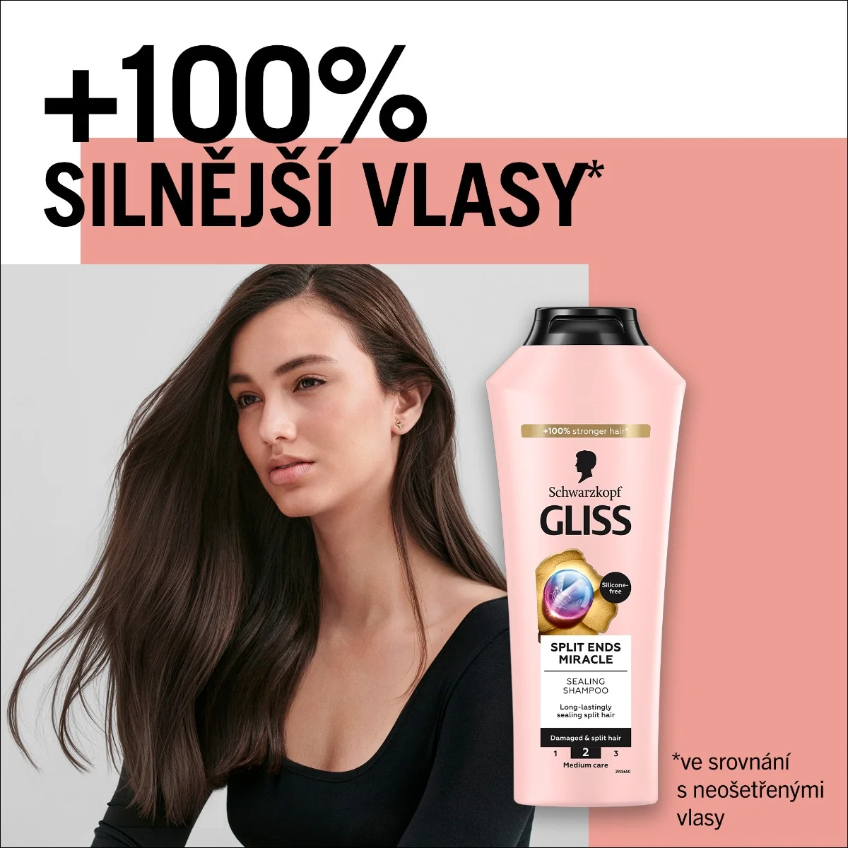 Gliss Split Ends Miracle regenerační šampon 400 ml