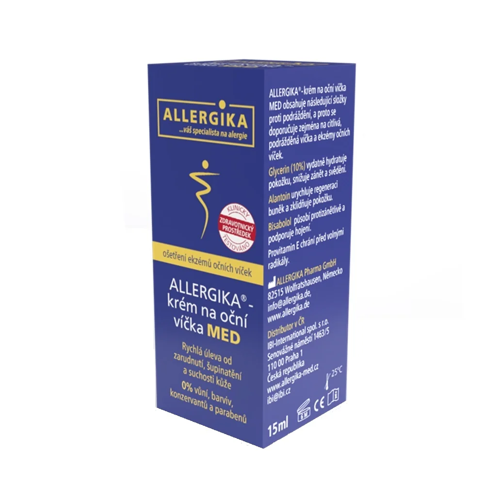 ALLERGIKA Krém na oční víčka MED 15 ml