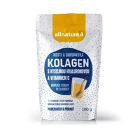Allnature Kolagen s kyselinou hyaluronovou a vitamínem C příchuť pomeranč