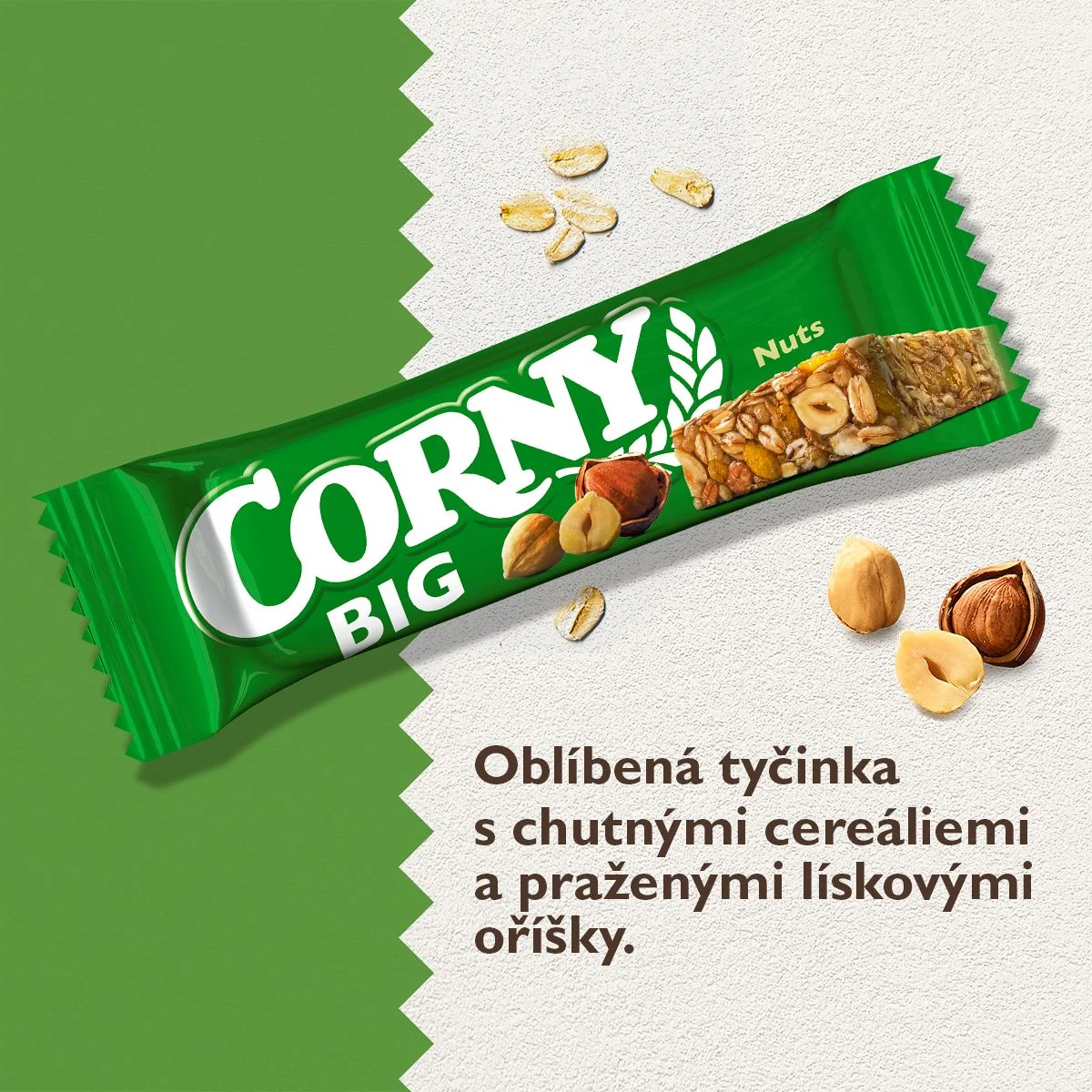 Corny BIG lískový oříšek müsli tyčinka 50 g