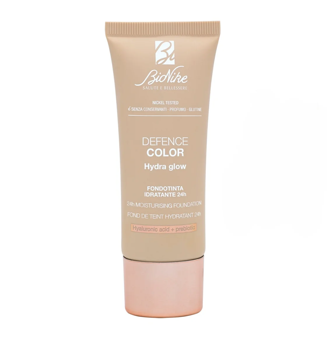 Bionike Defence color Hydra Glow 24h 104 Beige hydratační podkladová báze 30 ml