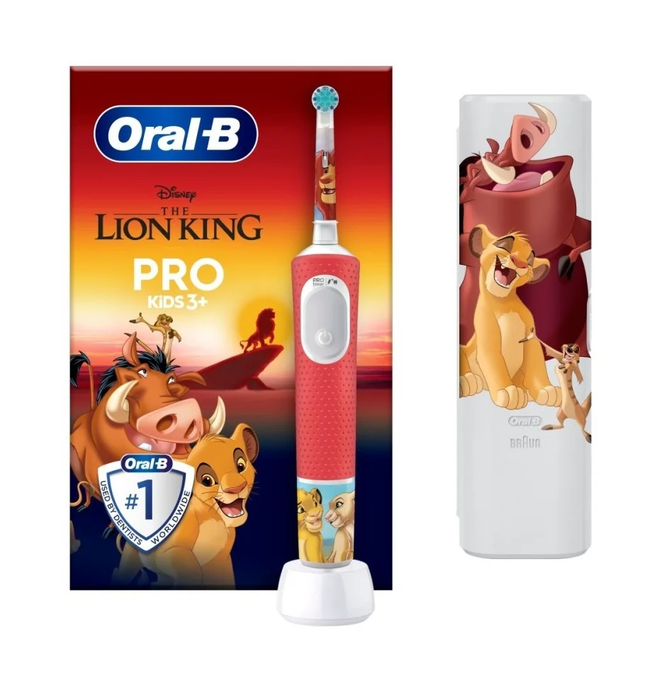 Oral-B Pro Kids Lví král elektrický zubní kartáček + pouzdro