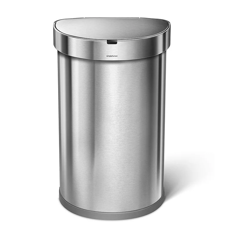 Simplehuman ST2009 bezdotykový odpadkový koš 45 l matná ocel