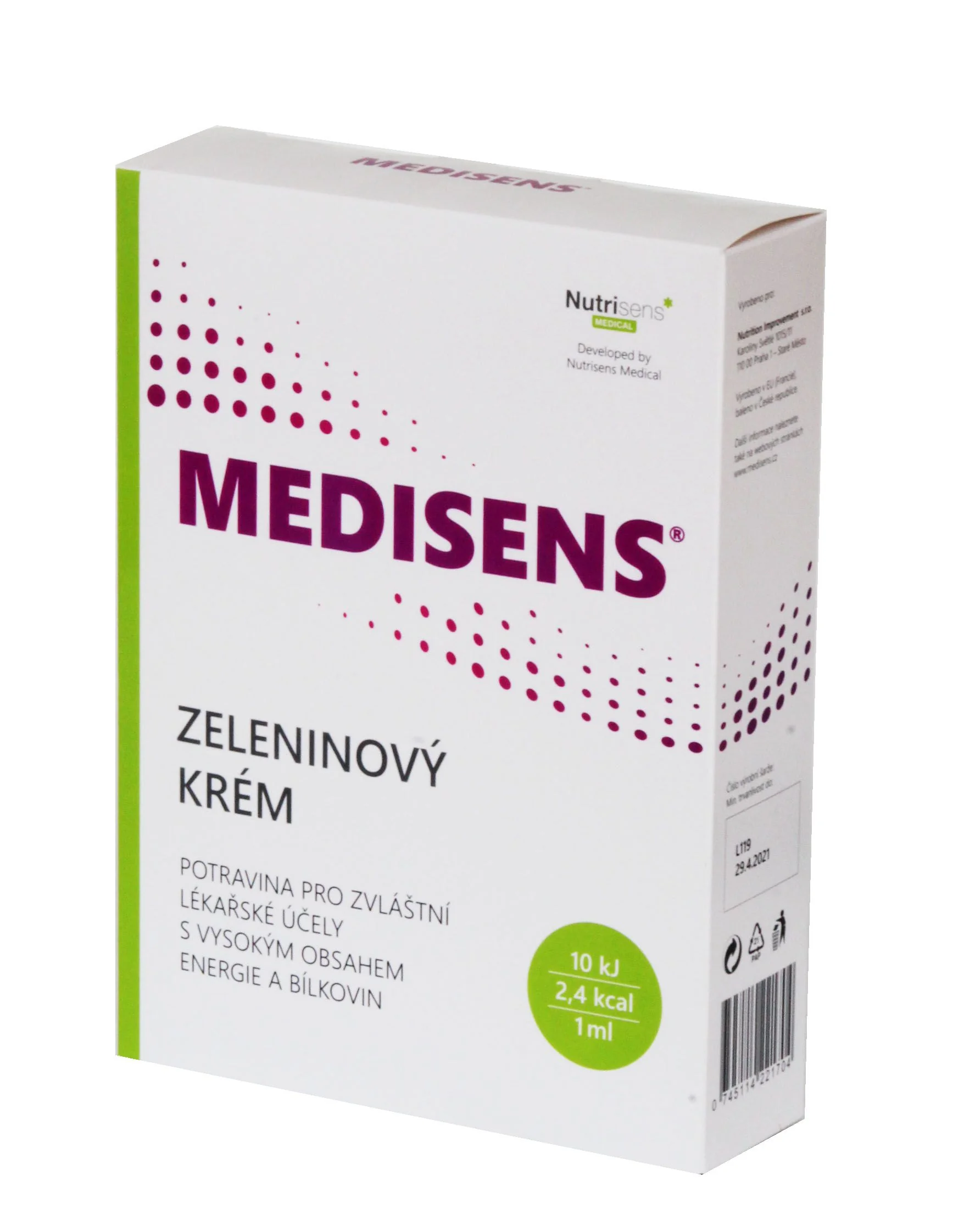 MEDISENS® Zeleninový krém 3x70 g