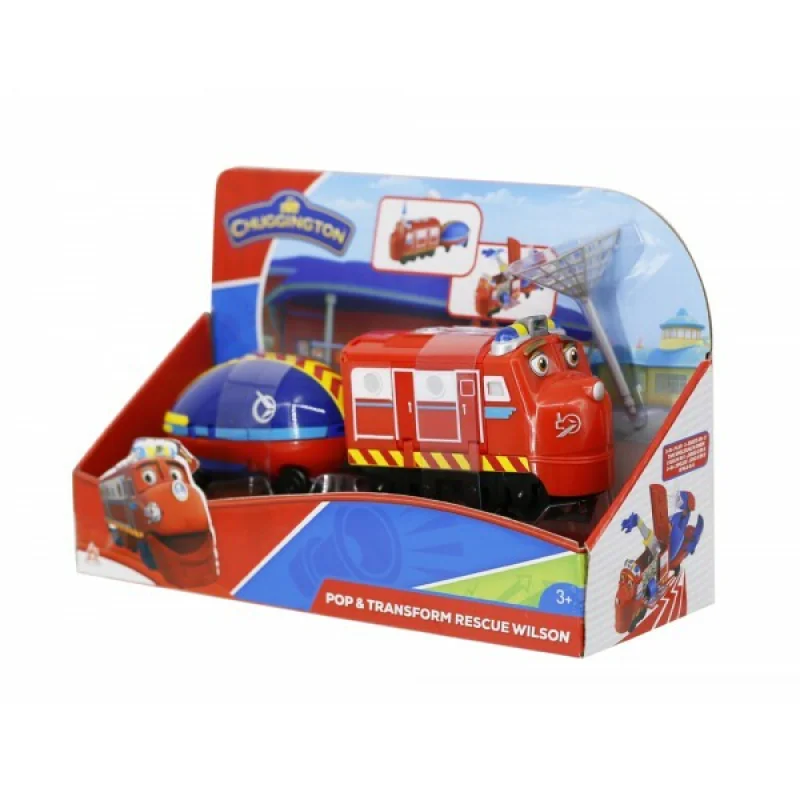 Chuggington Veselé vláčky Pop&Transform Wilson záchranář 