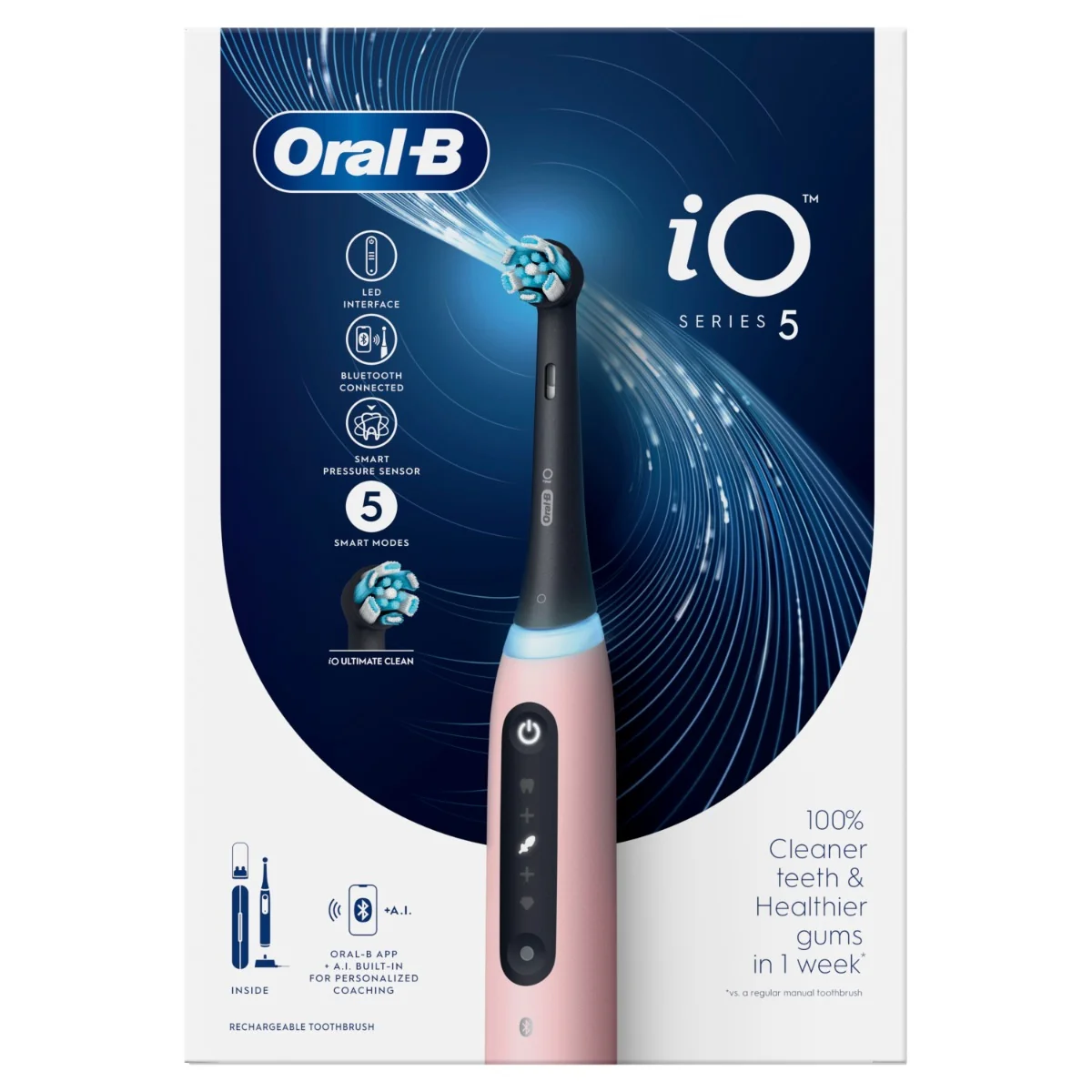 Oral-B iO Series 5 Pink elektrický zubní kartáček