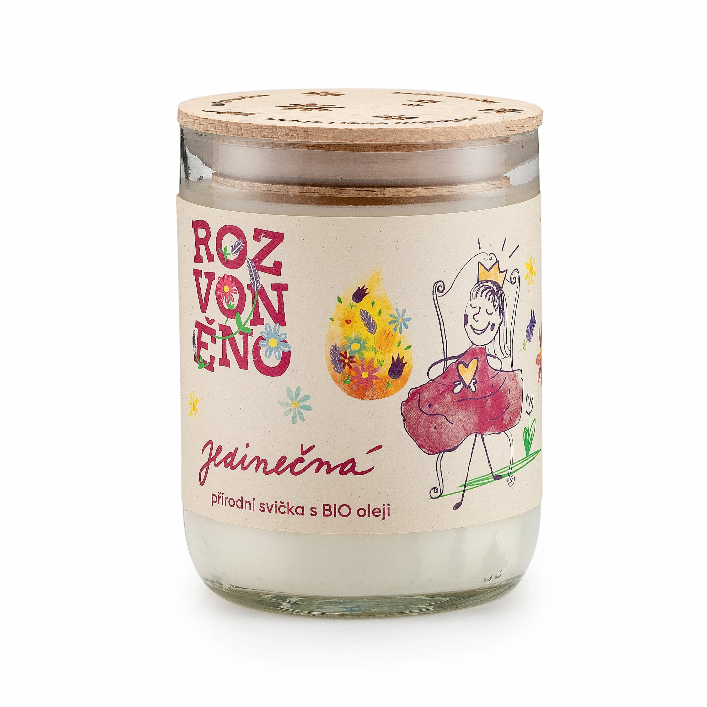 Rozvoněno Vonná svíčka - Jedinečná (300 ml)