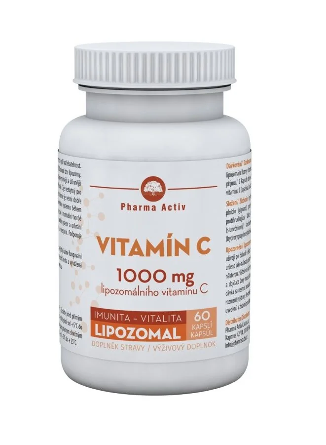 Pharma Activ LIPOZOMAL Vitamín C 1000 mg 60 kapslí