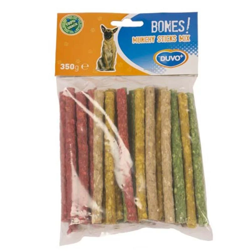 Duvo+ BONES! Munchy barevné tyčinky 12,5cm 350g 