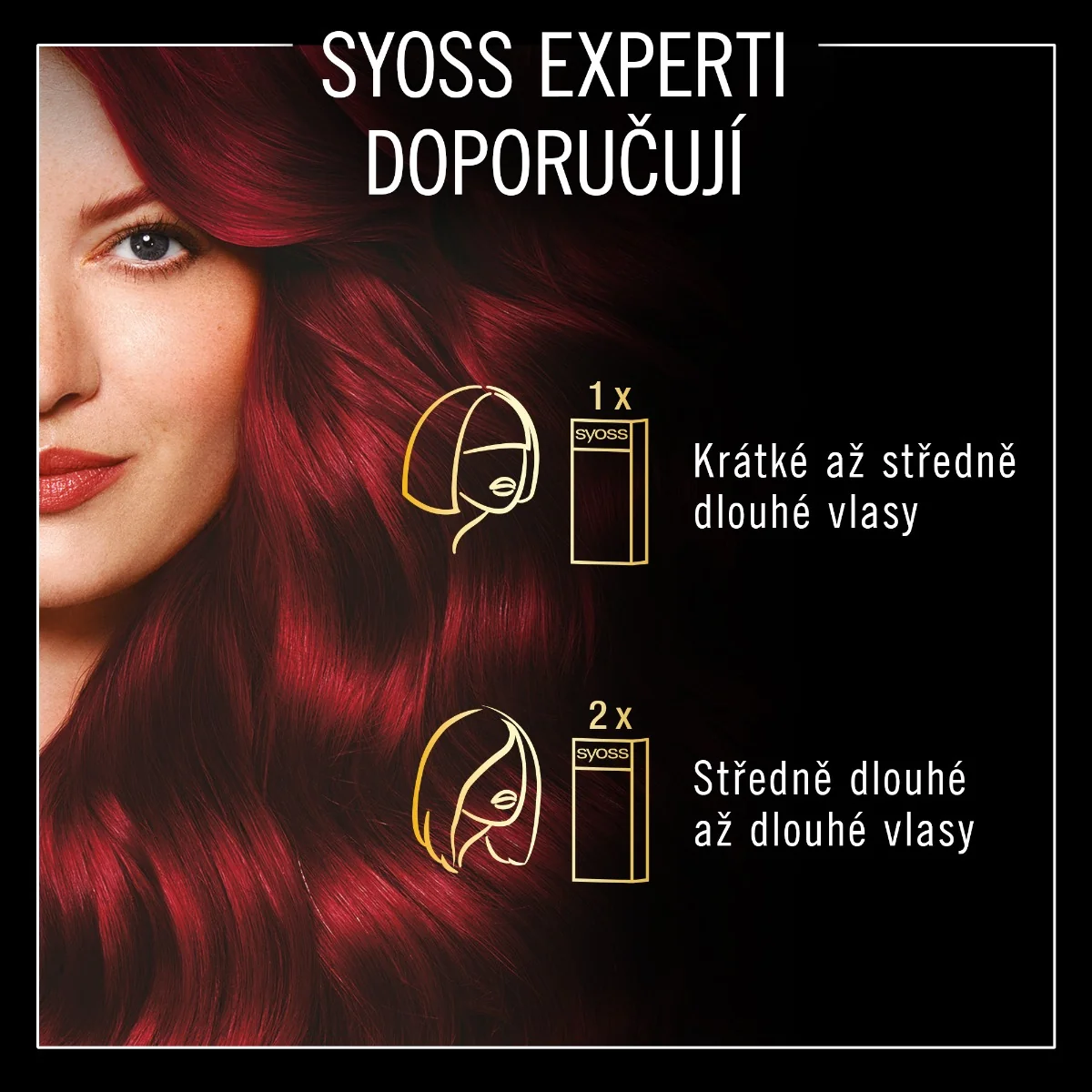 Syoss Oleo Intense Barva na vlasy 5-92 zářivě červená 50 ml