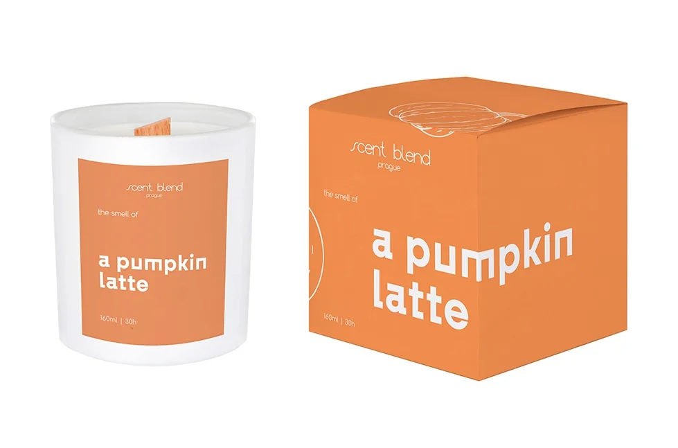 Scent Blend Svíčka s vůní A Pumpkin Latte 160 ml