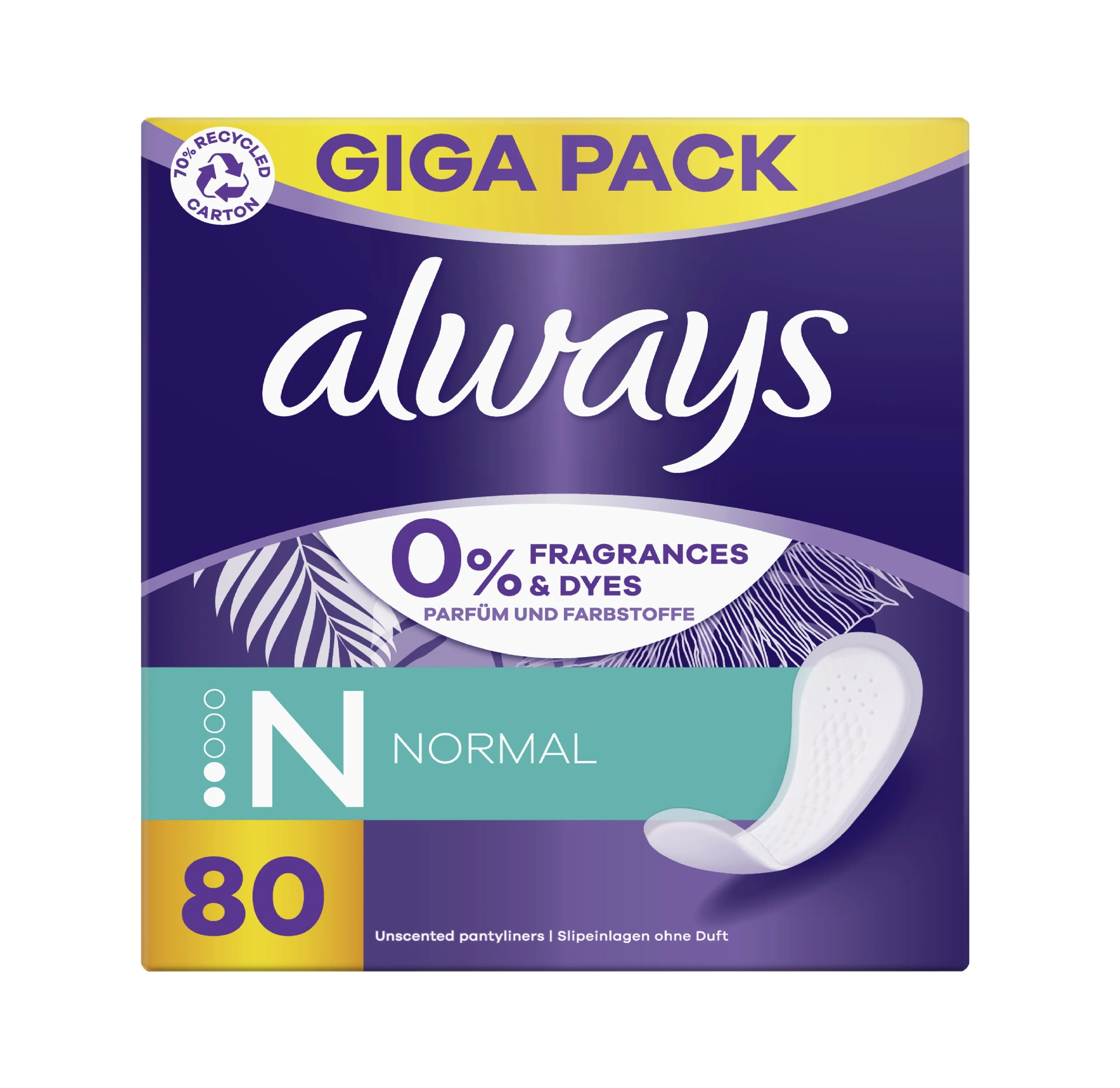 Always Normal Fresh&Protect intimky 80 ks