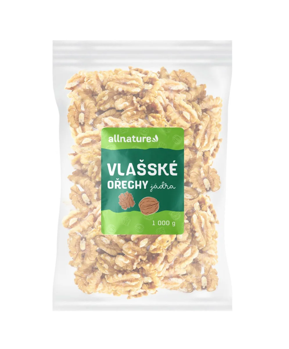 Allnature Vlašské ořechy jádra 1000 g