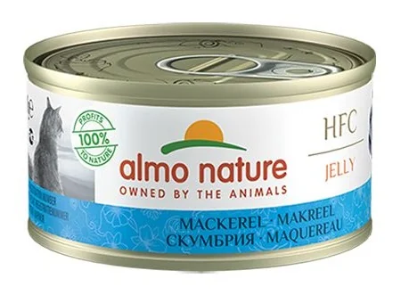 Almo Nature HFC Jelly Makrela doplňkové krmivo pro kočky 70 g