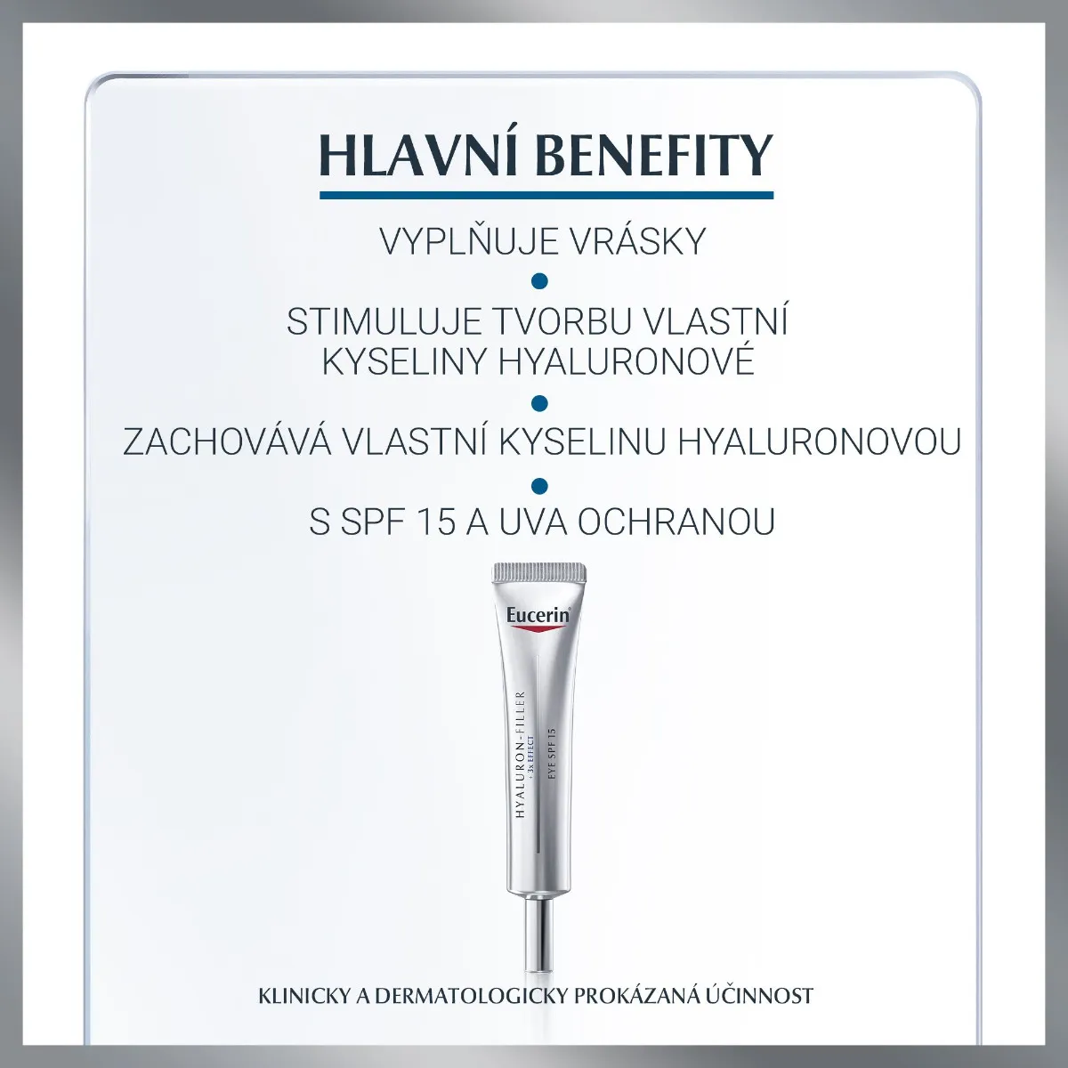 Eucerin Hyaluron-Filler + 3x Effect oční krém 15 ml