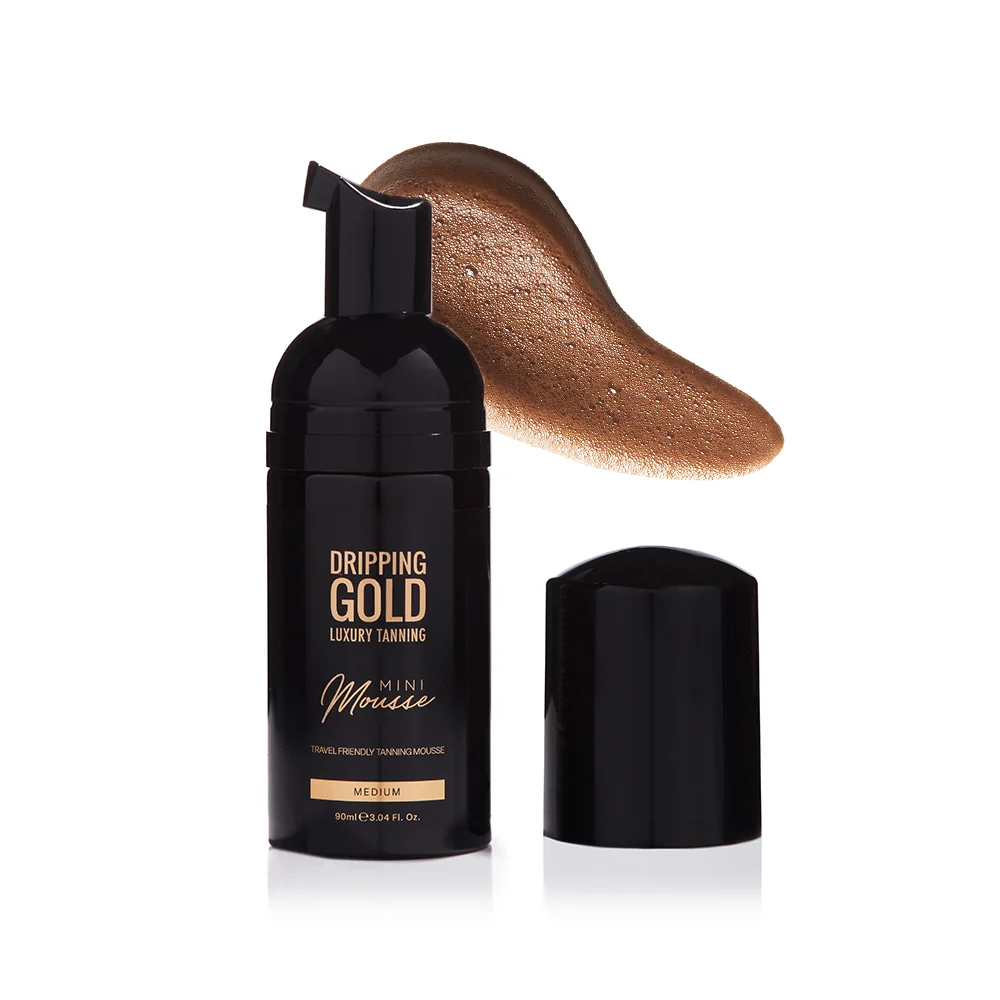 SOSU Dripping Gold Mini Mousse Cestovní samoopalovací pěna medium 90 ml