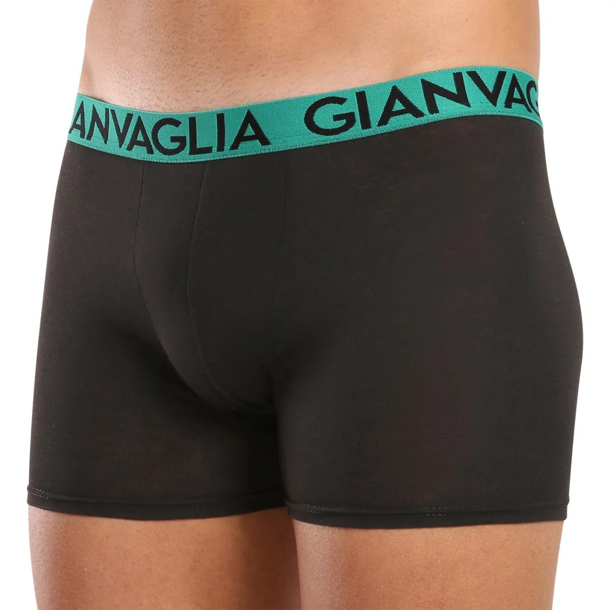 Gianvaglia 10PACK pánské boxerky černé (021) M 