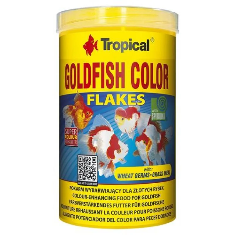 Tropical Goldfish Color 1000ml/200g krmivo pro závojnatky s vyfarbujúcim účinkem 