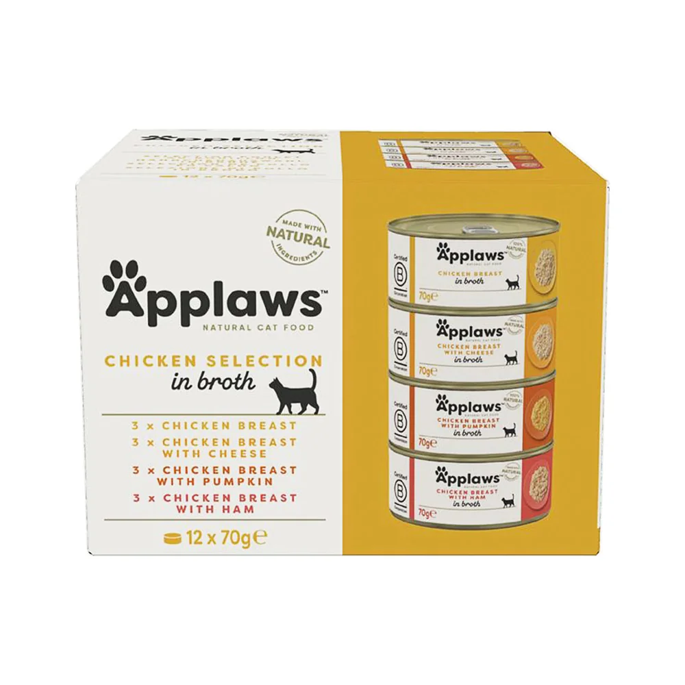 Applaws Cat Multipack Kuřecí konzerva 12x70 g