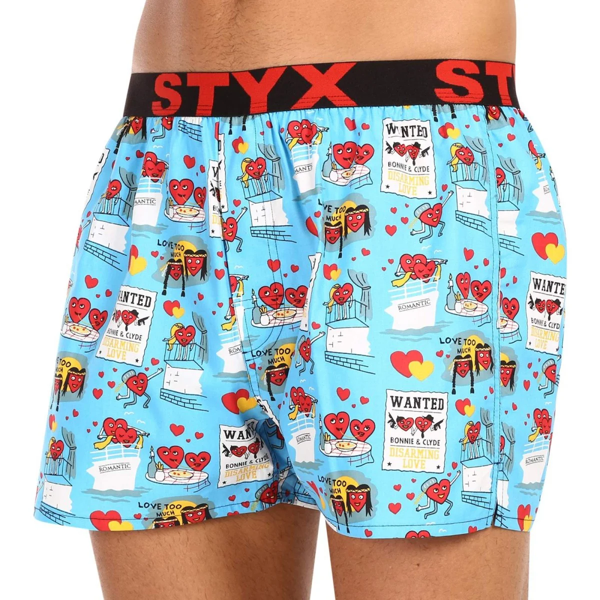 Styx 3PACK pánské trenky art sportovní guma vícebarevné (3B16476) XXL 