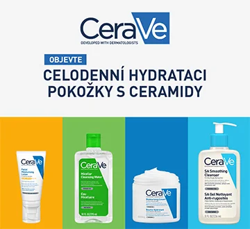 CeraVe. Objevte celodenní hydrataci pokožky s ceramidy.